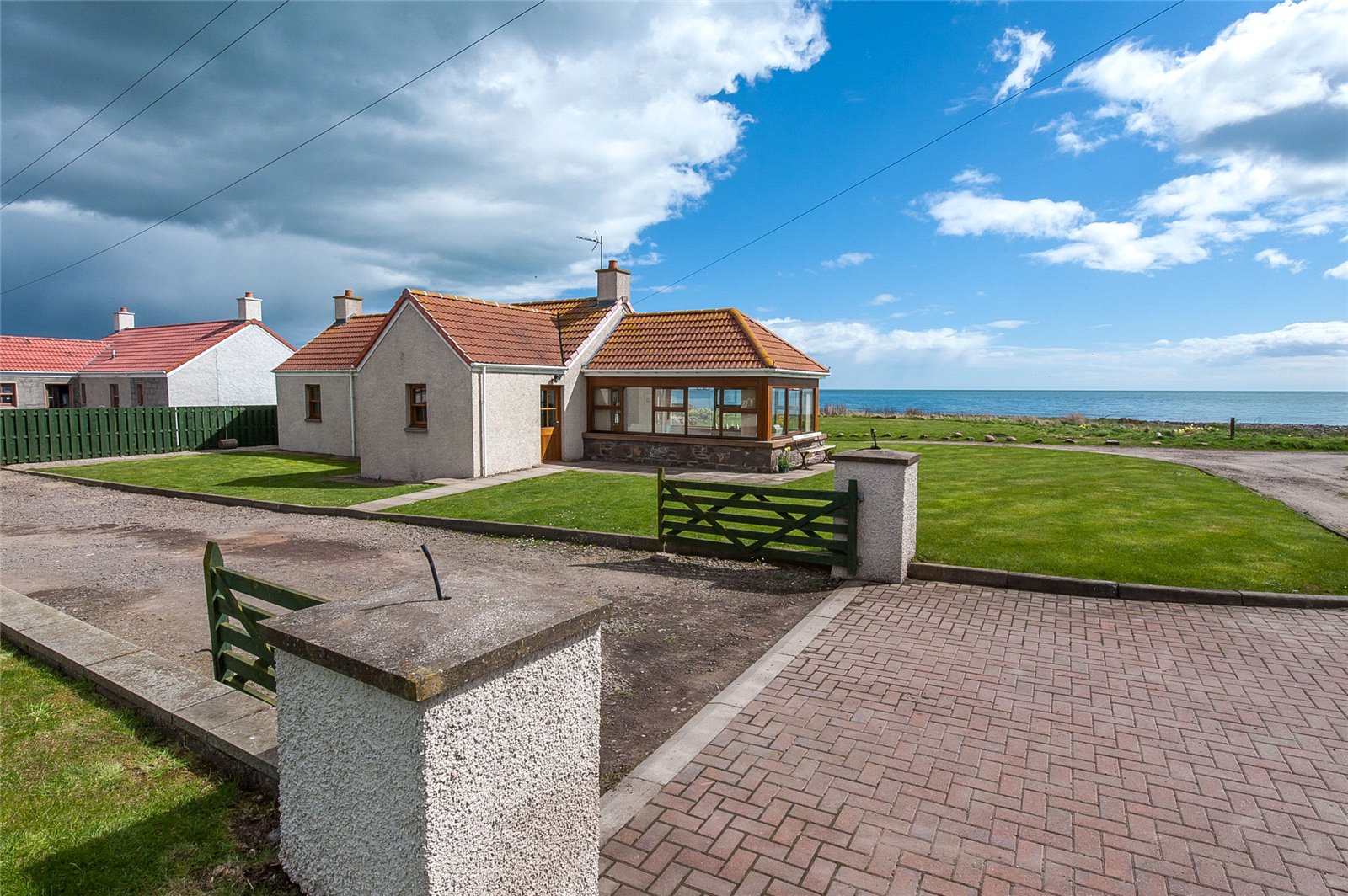 Beautiful coastal home with the beach on its doorstep