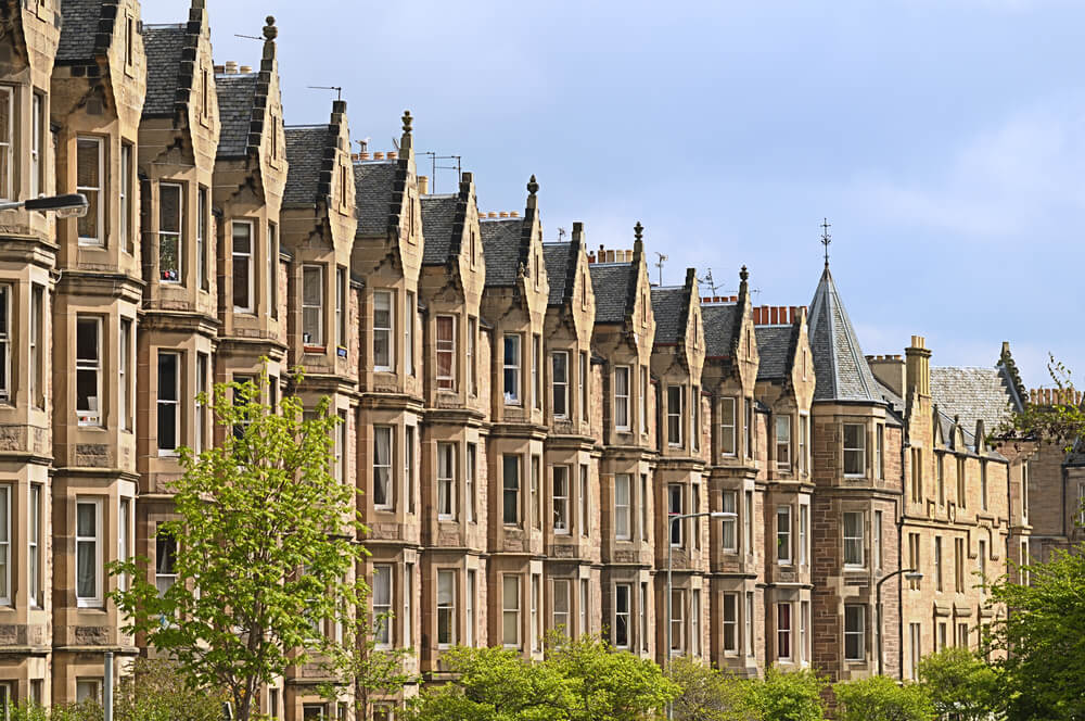Average rents in Edinburgh have shot up to £1,095 a month