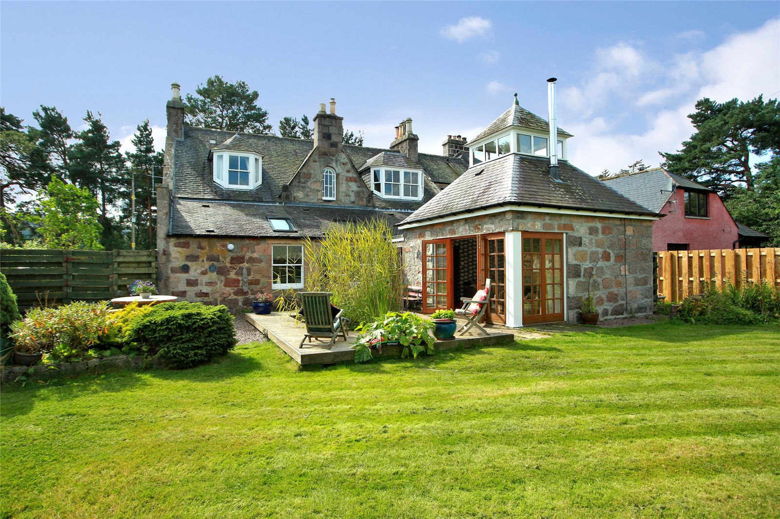 Live the Deeside dream with this picture perfect garden retreat