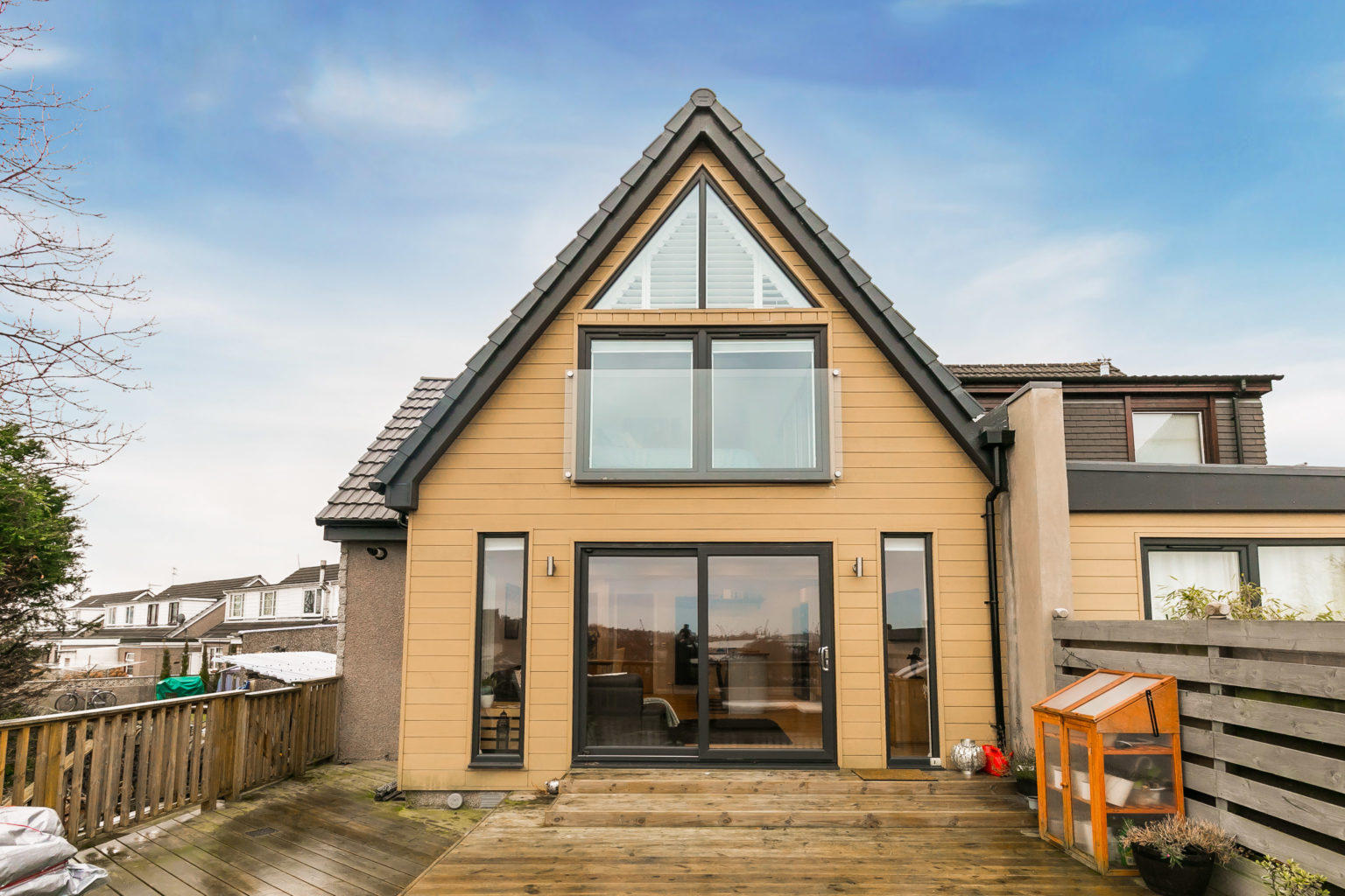 This Aberdeen home has epic city views...